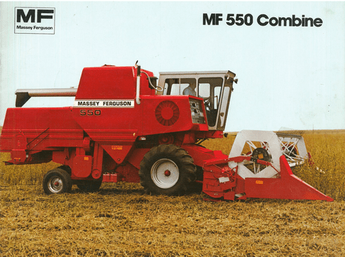 Mf550 Massey Ferguson Combine MF550 Brochure - MF 550