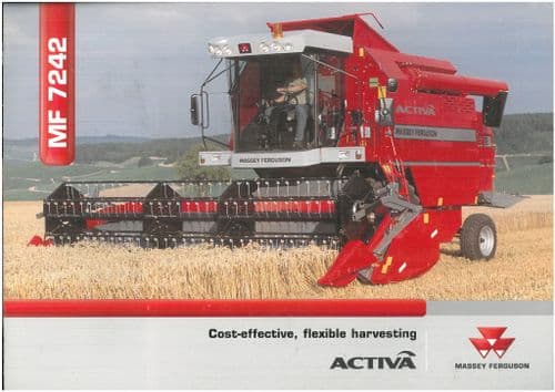 Massey Ferguson Combine MF7242 Activa Brochure - MF 7242