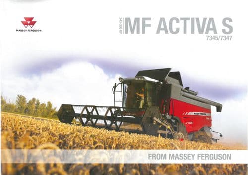 Massey Ferguson Combine - MF7300 Activa S - MF7345 MF7347 Brochure - MF 7345 7347