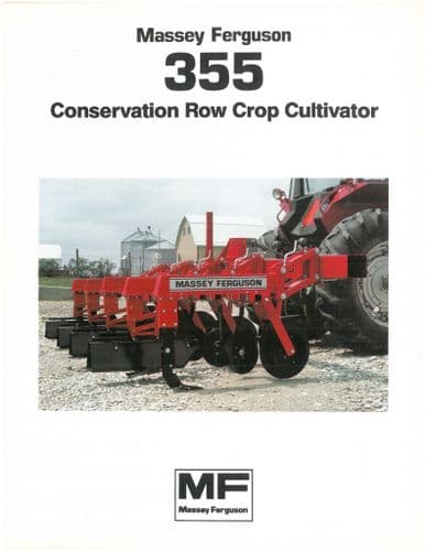 Massey Ferguson Conservation Row Crop Cultivator MF355 Brochure - MF 355