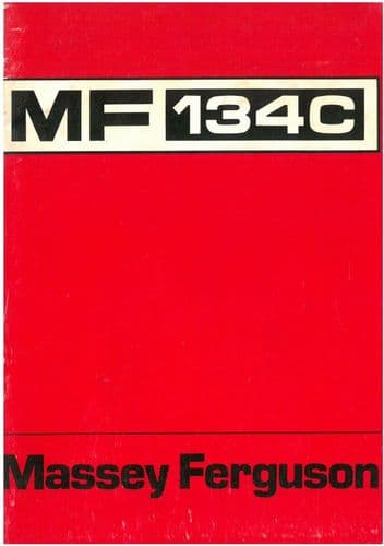 Massey Ferguson Crawler Tractor MF134C Operators Manual MF 134 C
