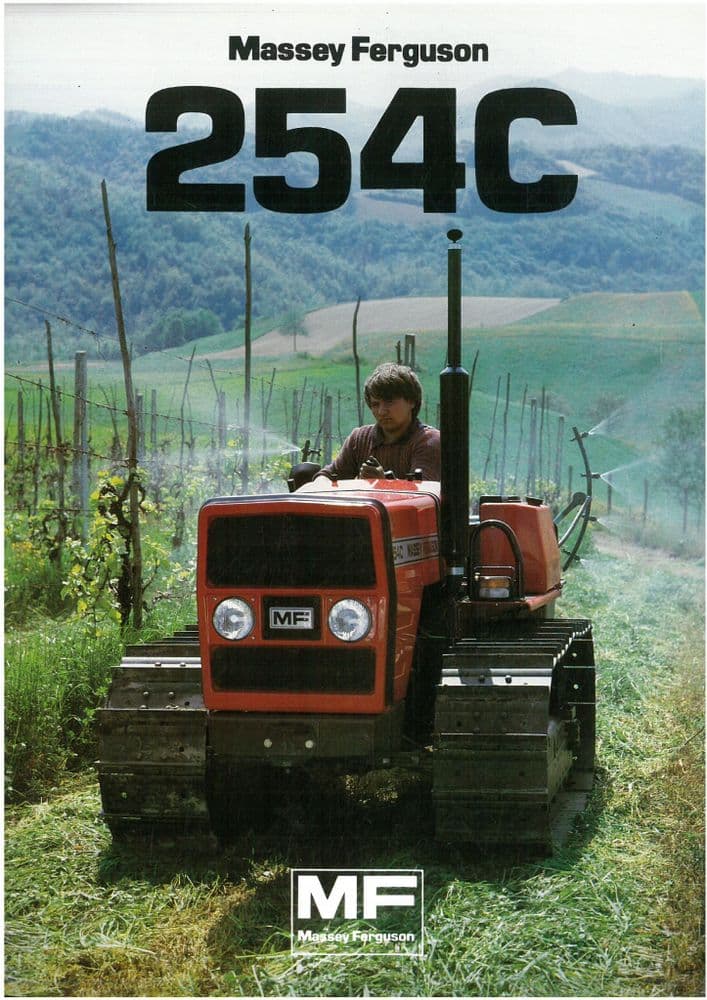 Massey Ferguson Crawler Tractor MF254C Brochure - MF 254C 254C