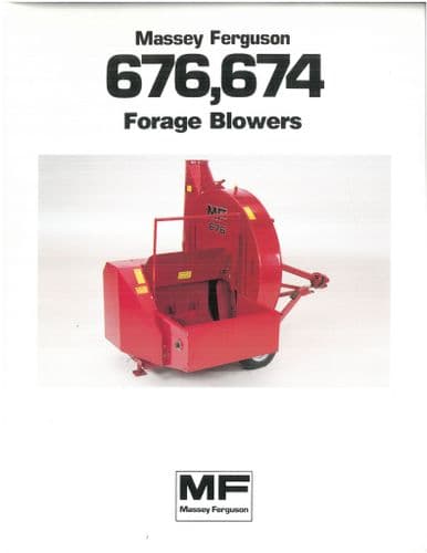 Massey Ferguson Forage Blowers 674 & 676 Brochure