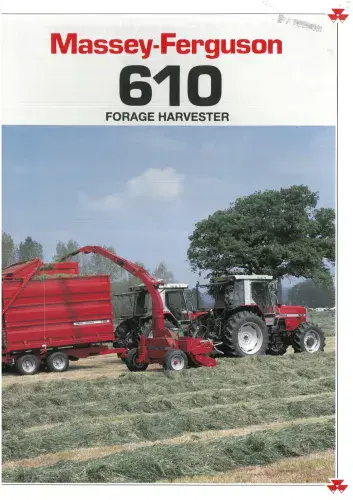 Massey Ferguson Forage Harvester MF610 Brochure - MF 610