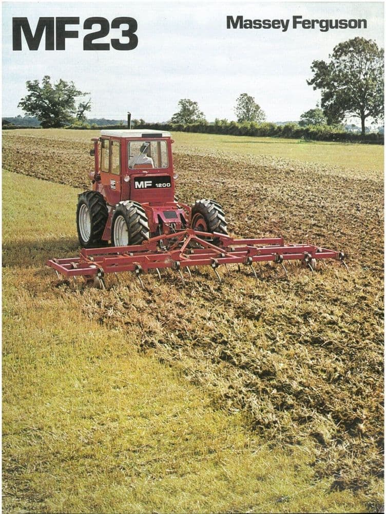 Massey Ferguson Heavy Duty Coil Tine Cultivator MF23 Brochure - MF 23