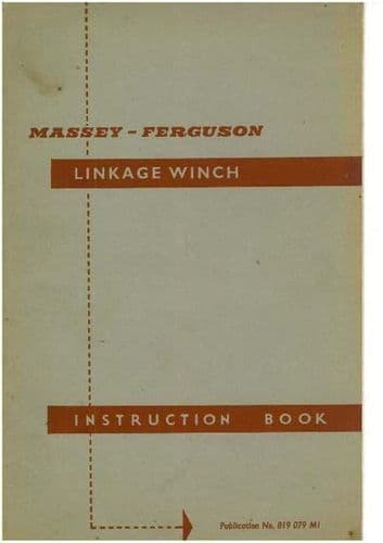 Massey Ferguson Linkage Winch Operators Manual
