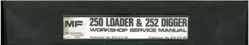 Massey Ferguson Loader 250 & Backhoe 252 Workshop Service Manual - MF250 MF252 - Sometimes on the