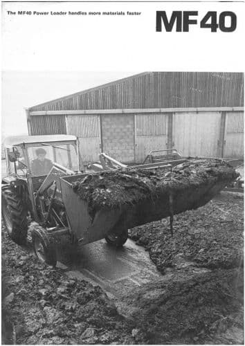 Massey Ferguson Loader MF40 Brochure - MF 40