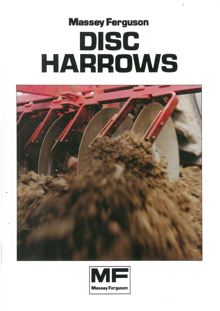 Massey Ferguson MF Disc Harrows MF222 MF232 MF280 MF520 Brochure