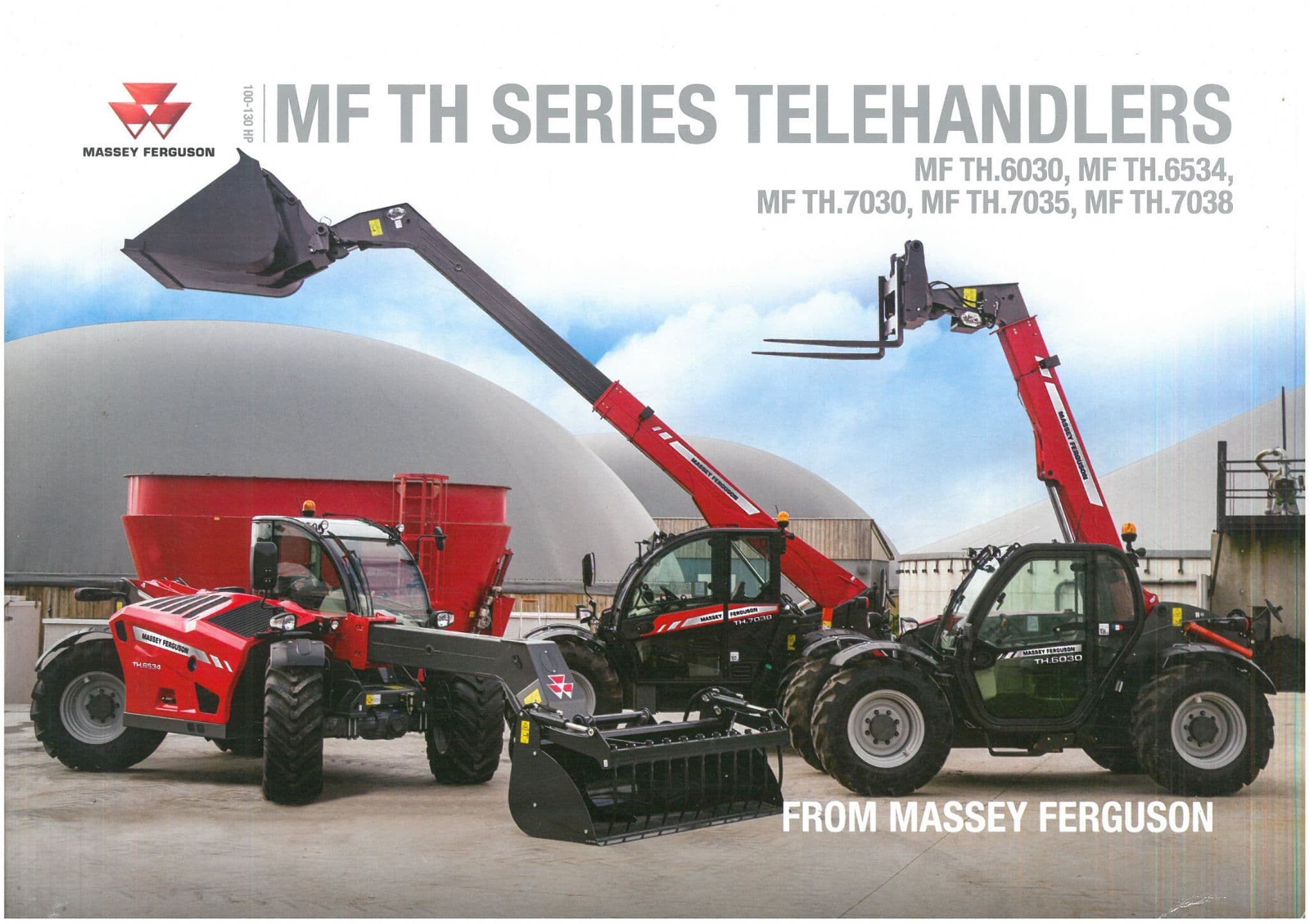Massey Ferguson MF TH Series Telehandlers 6030 6534 7030 7035 7038 Brochure