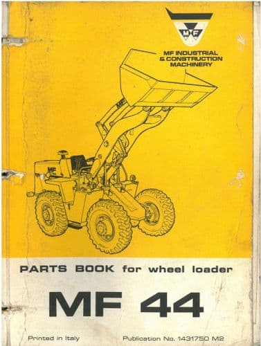 Massey Ferguson MF44 Wheel Loader Parts Manual - MF 44