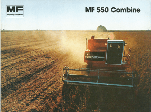 Mf550 Massey Ferguson MF550 Combine Brochure - MF 550
