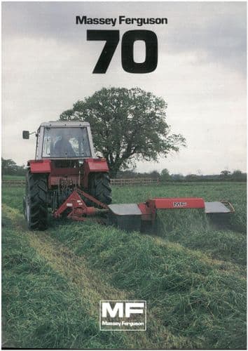 Massey Ferguson MF70 Mower Brochure -- MF 70