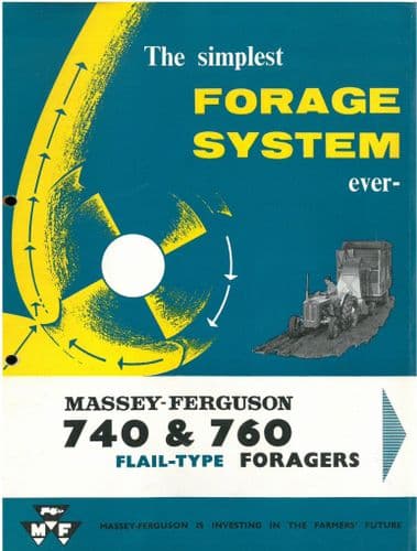 Massey Ferguson MF740 & MF760 Flail Type Forager Brochure - Tractor