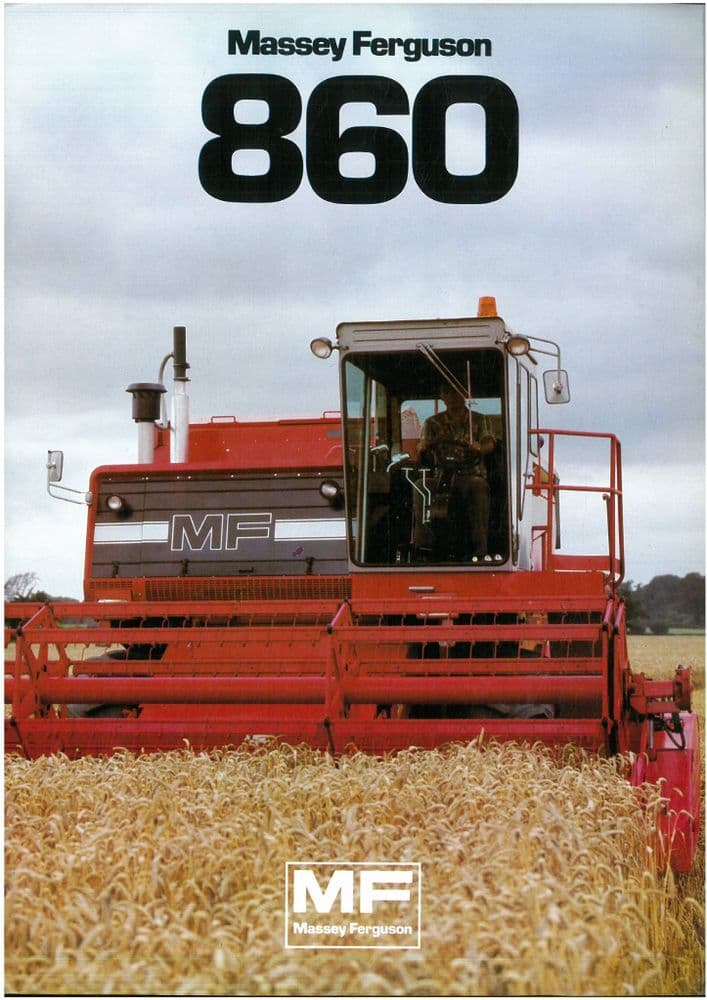 Massey Ferguson MF860 Combine Brochure - MF 860
