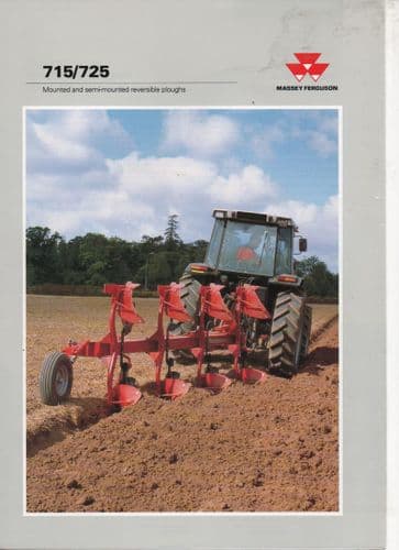 Massey Ferguson Mounted and semi-mounted reversible Ploughs - 715/725 Brochure