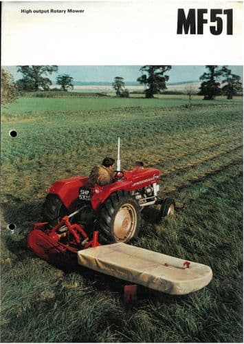 Massey Ferguson Mower MF51 Brochure - MF 51