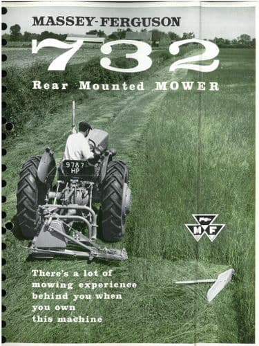 Massey Ferguson Rear Mounted Mower 732 Brochure - 732