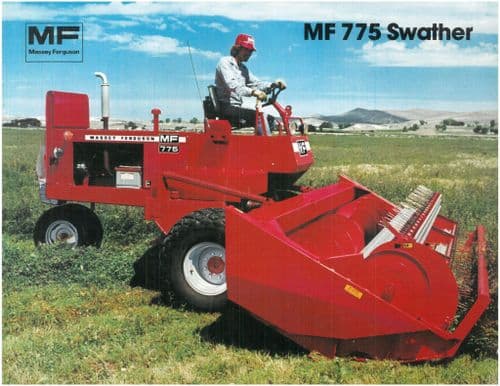 Massey Ferguson Self Propelled Swather MF775 Brochure - MF 775