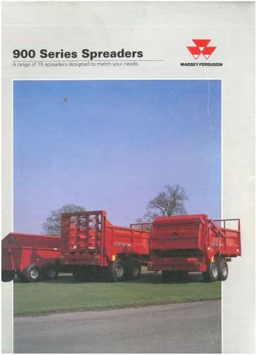 Massey Ferguson Spreader MF900H  MF900V Series Brochure