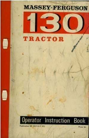 Massey Ferguson Tractor 130 Operators Manual - MF130