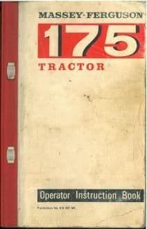 Massey Ferguson Tractor 175 Operators Manual - MF175 MF 175