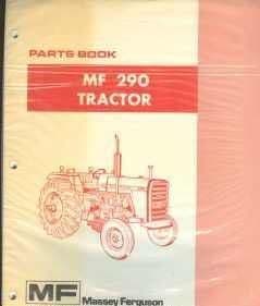 Massey Ferguson Tractor 290 Parts Manual - MF290