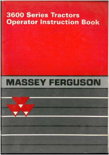 Massey Ferguson Tractor 3635 3645 3655 3660 3670 3690 Operators Manual