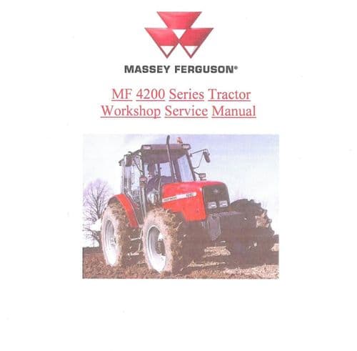 Massey Ferguson Tractor 4200 Workshop Manual + Perkins Phaser & 1000 Series - AA To AH & YA To YE