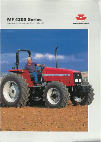 Massey Ferguson Tractor 4225 4235 4240 4245 4255 4260 4270 Brochure