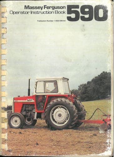 Massey Ferguson Tractor 590 Operators Manual - MF590 - ORIGINAL
