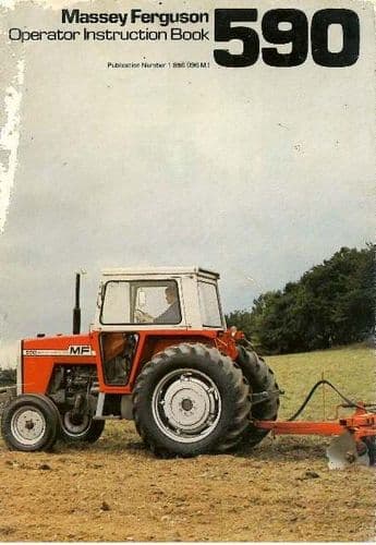 Massey Ferguson Tractor 590 Operators Manual - MF590