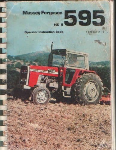 Massey Ferguson Tractor 595 MKII Operators Manual - MF595