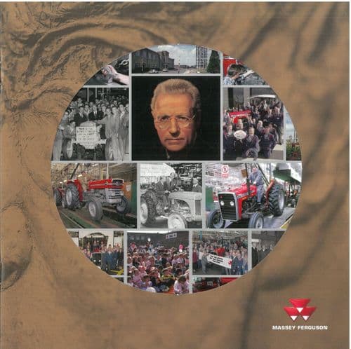 Massey Ferguson Tractor Banner Lane Plaque Brochure