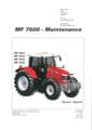 Massey Ferguson Tractor MF 7614 7615 7616 7618 Dyna-4 & Dyna-6 Operators Manual