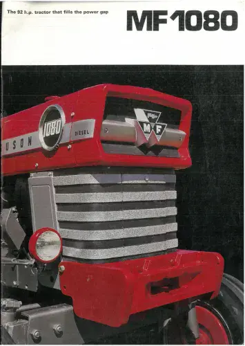 Massey Ferguson Tractor MF1080 Brochure - MF 1080