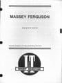 Massey Ferguson Tractor MF1100 & MF1130  I&T Workshop Service Manual