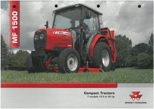 Massey Ferguson Tractor MF1500 19.5- 46HP - MF 1519 1523 1528 1529 1531 1533 1540 1547 Brochure