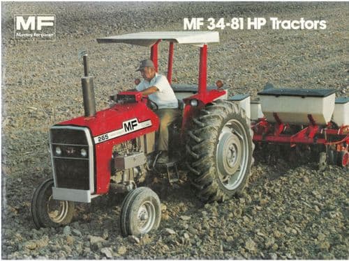 Massey Ferguson Tractor MF230 MF245 MF255 MF265 MF275 MF285 Brochure