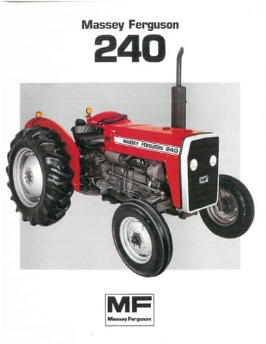 Massey Ferguson Tractor MF240 Brochure --- MF 240
