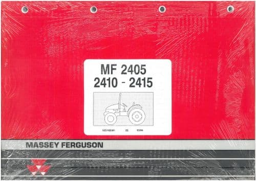 Massey Ferguson Tractor MF2405 MF2410 MF2415 Parts Manual - MF 2405 2410 2415
