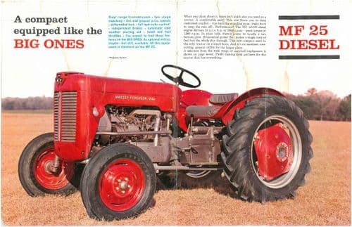 Massey Ferguson Tractor MF25 Brochure - MF 25