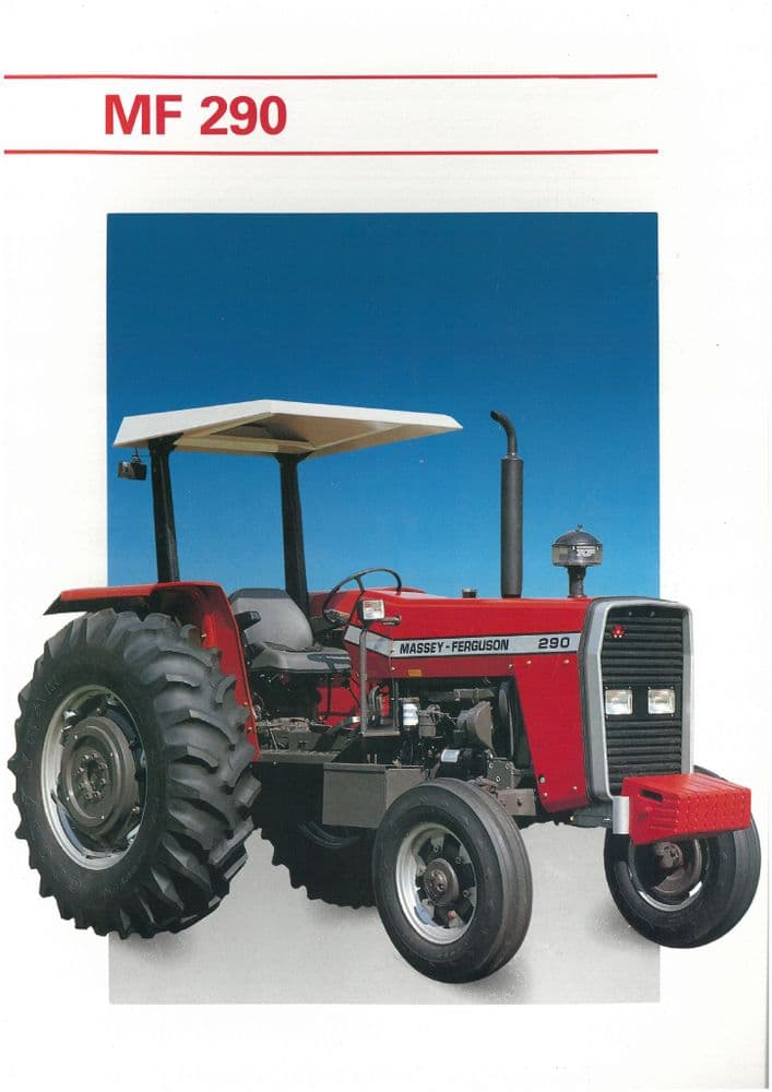 Massey Ferguson Tractor MF290 Brochure -- MF 290