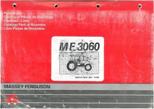 Massey Ferguson Tractor MF3060 Parts Manual - MF 3060