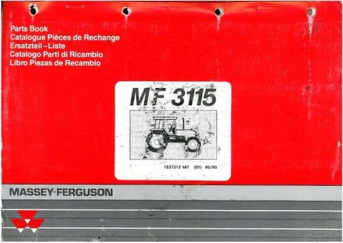 Massey Ferguson Tractor MF3115 Parts Manual - MF 3115