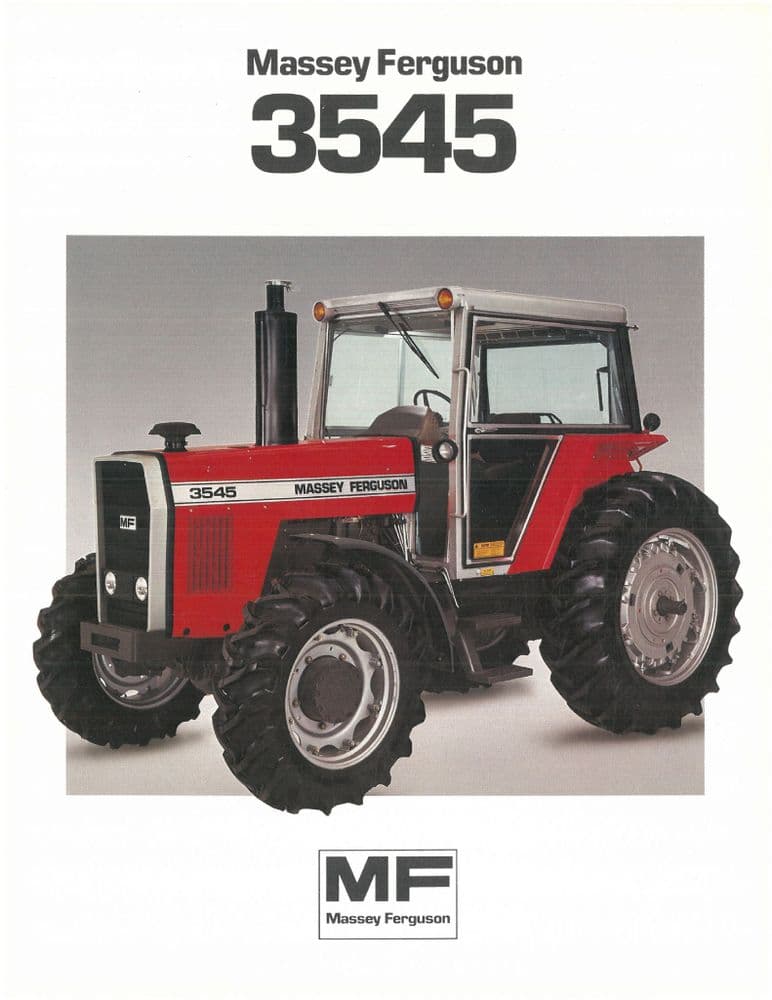 Massey Ferguson Tractor MF3545 Brochure - MF 3545 - Four Wheel Drive - 4WD