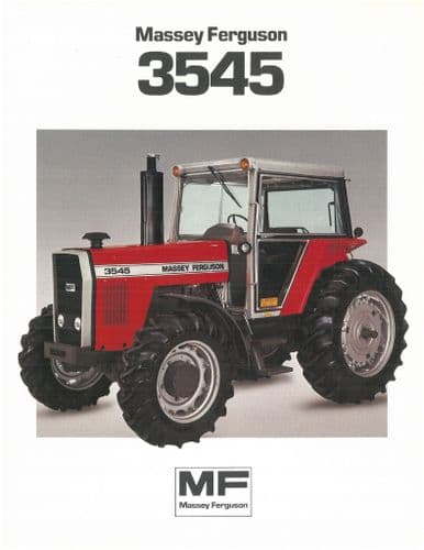 Massey Ferguson Tractor MF3545 Brochure - MF 3545 - Four Wheel Drive  - 4WD