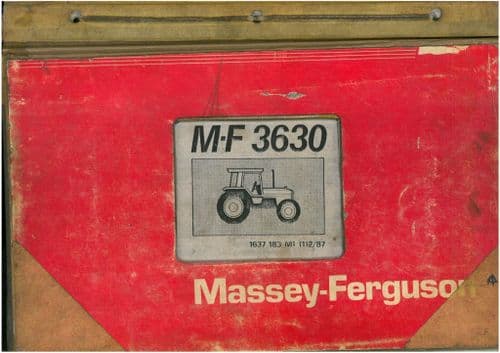 Massey Ferguson Tractor MF3630 Parts Manual - MF 3630