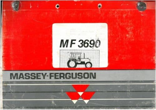 Massey Ferguson Tractor MF3690 Parts Manual - MF 3690