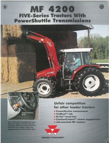 Massey Ferguson Tractor MF4200 - 4225 4235 4245 4255 4270 Powershuttle Transmissions Brochure
